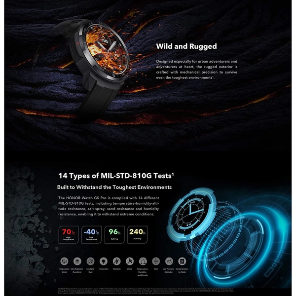 ساعت هوشمند آنر مدل GS Pro 00