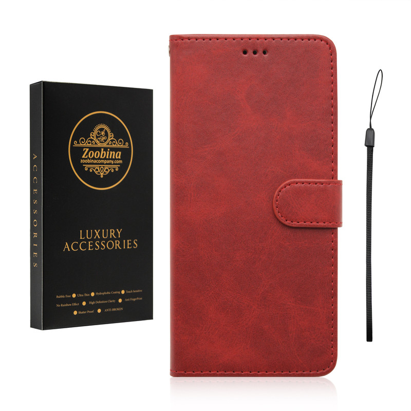 کیف کلاسوری زوبینا مدل Zip مناسب برای گوشی موبایل سامسونگ Galaxy J5 Pro / J530 / J5 2017 به همراه بند آویز