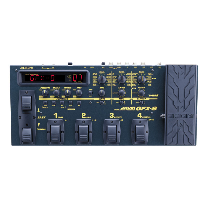 مالتی افکت گیتار زوم مدل GFX8