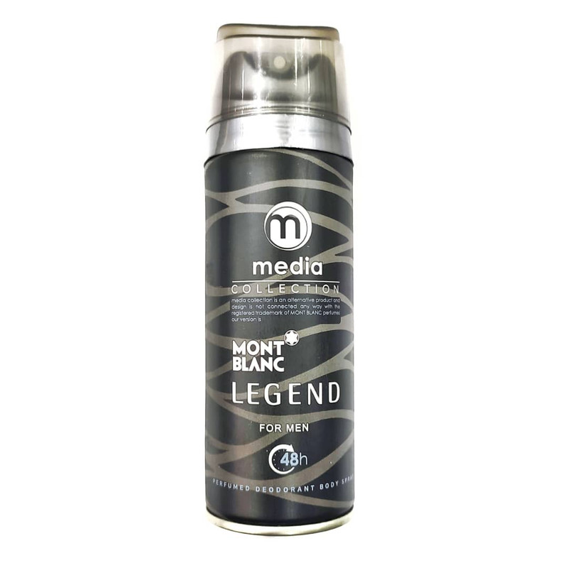 خرید و قیمت اسپری خوشبو کننده بدن مردانه مدیا مدل مون بلان حجم 200 میلی لیتر