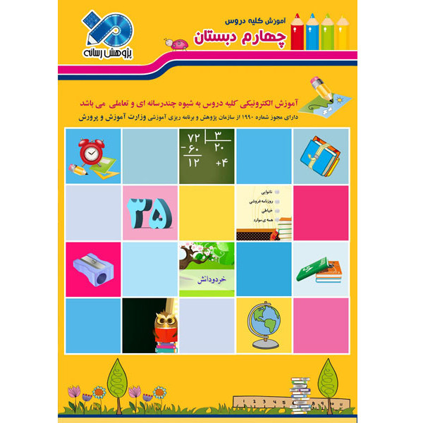 خرید و قیمت نرم افزار کمک آموزشی پایه چهارم دبستان نشر دنیای تاتی