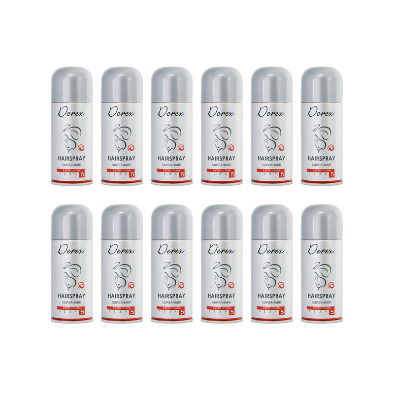 اسپری مو دریکس مدل 1512 حجم ۱۵۰ میلی لیتر مجموعه ۱۲ عددی