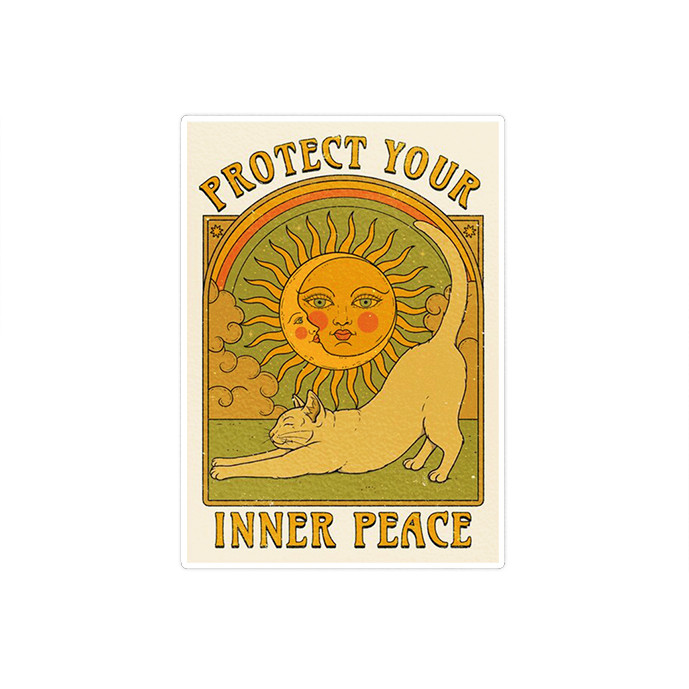 استیکر لپ تاپ ماسا دیزاین طرح CAT مدل STKA00476