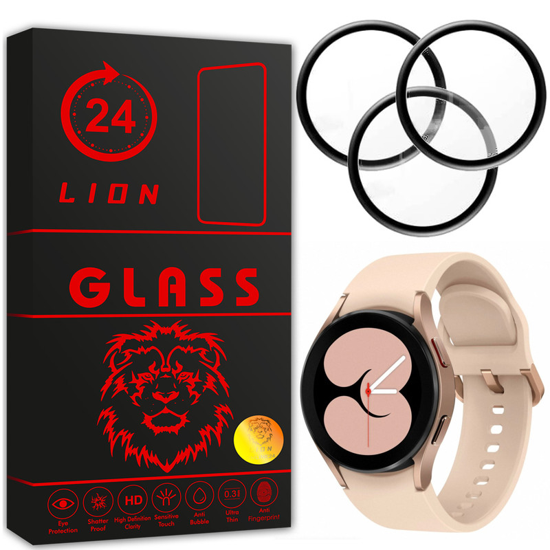 محافظ صفحه نمایش لاین مدل RT007 مناسب برای ساعت هوشمند سامسونگ Galaxy Watch 4 40mm بسته سه عددی