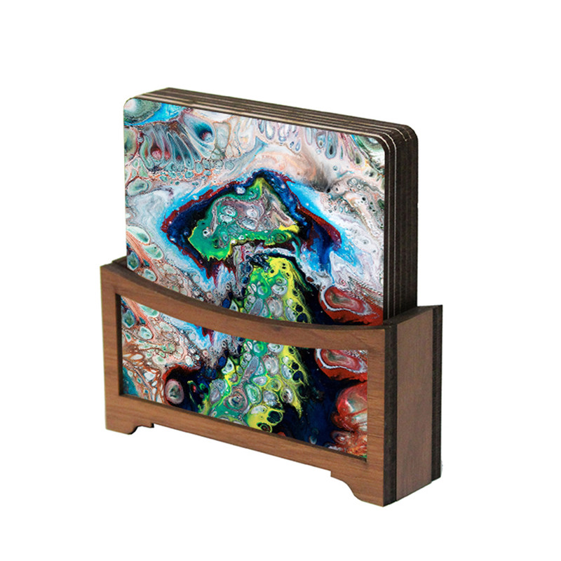 زیر لیوانی تهران جی اف ایکس مدل ZL-3250 بسته 6 عددی