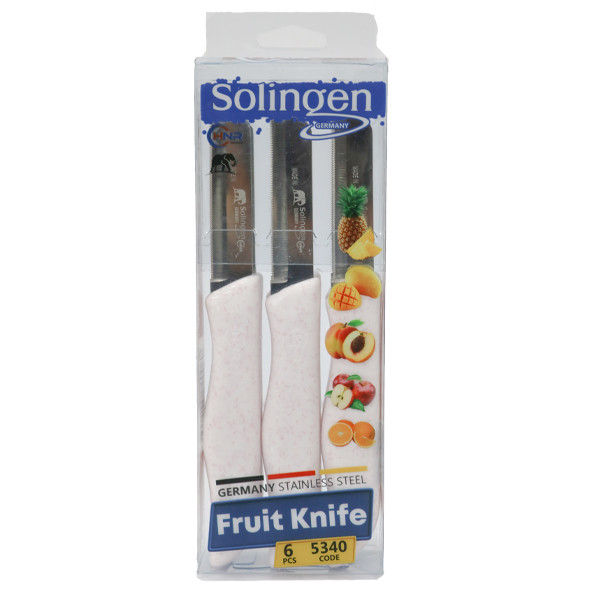 چاقو آشپزخانه زولینگن مدل اچ ان آر کد 5330 بسته 6 عددی