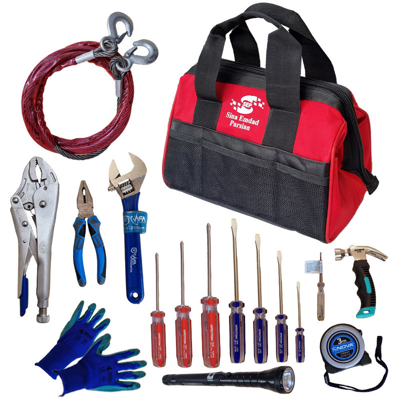 مجموعه ابزار 17 عددی سینا امداد مدل CA022