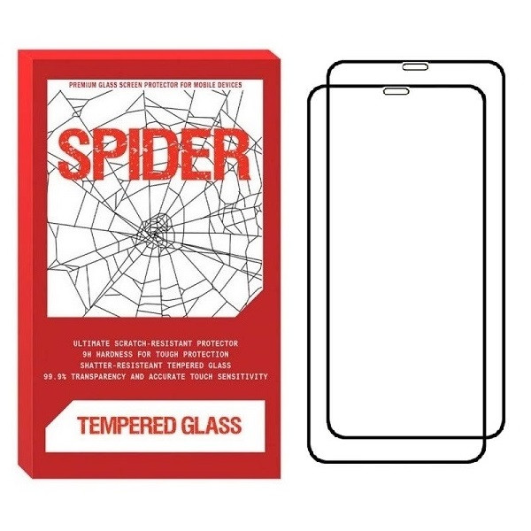 محافظ صفحه نمایش اسپایدر مدل FL مناسب برای گوشی موبایل اپل iPhone 12pro بسته دو عددی