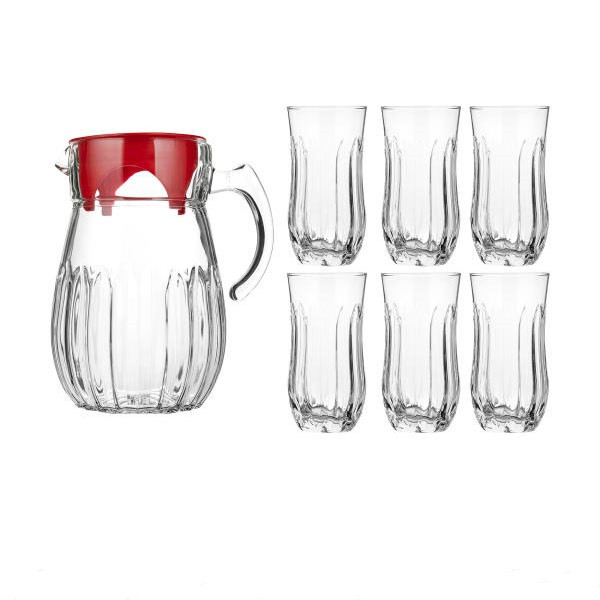 سرویس پارچ و لیوان 7 پارچه کد 1000