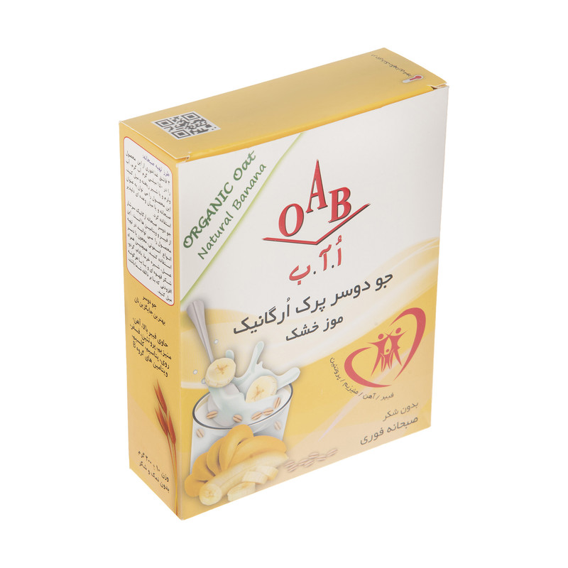 جو دوسر پرک ارگانیک اُ آ ب به همراه موز خشک - 200 گرم