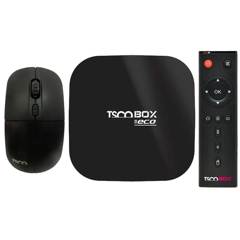 اندروید باکس تسکو مدل Tab Eco به همراه ماوس بی سیم تسکو TM 660W و اشتراک فیلیمو