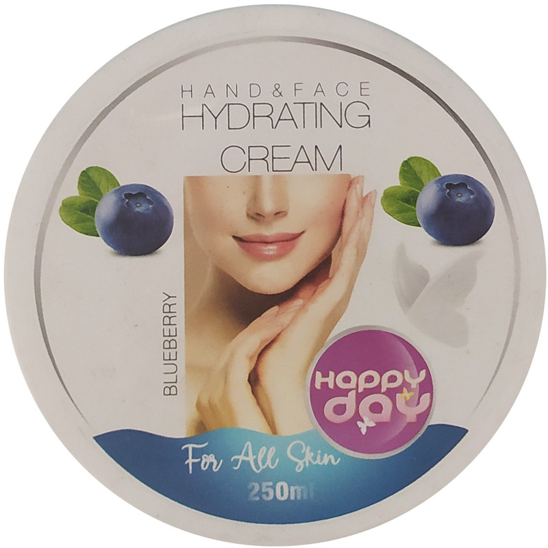 کرم آبرسان هپی دی مدل Blueberry حجم 250 میلی لیتر