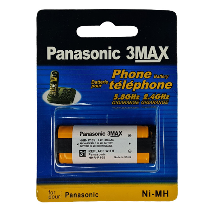 خرید و قیمت باتری تلفن بی سیم مدل 3MAX-105-P105