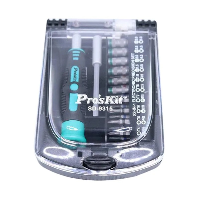 پیچ گوشتی پروسکیت مدل SD-9315 مجموعه 22 عددی