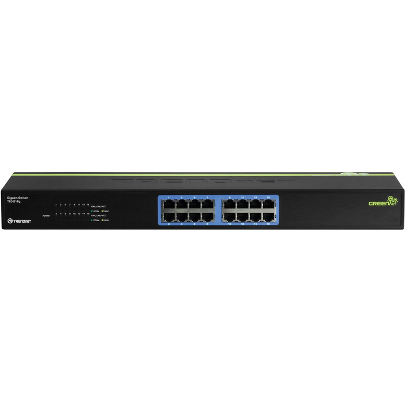 سوییچ 16 پورت ترندنت مدل GREENnet TEG-S16g