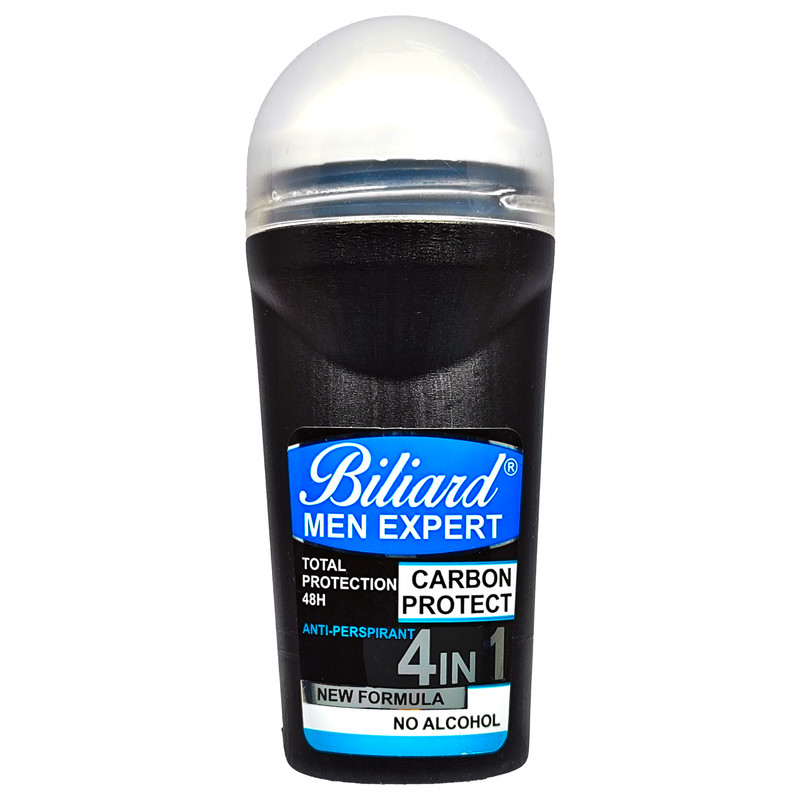 خرید و قیمت رول ضد تعریق مردانه بیلیارد مدل CARBON PROTECT حجم 80 میلی لیتر