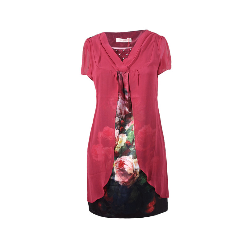 تونیک زنانه مدل حریر گل محفی