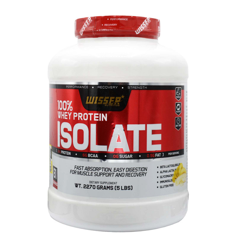 پودر پروتئین ایزوله با طعم موز ویثر نوتریشن - 2270 گرم