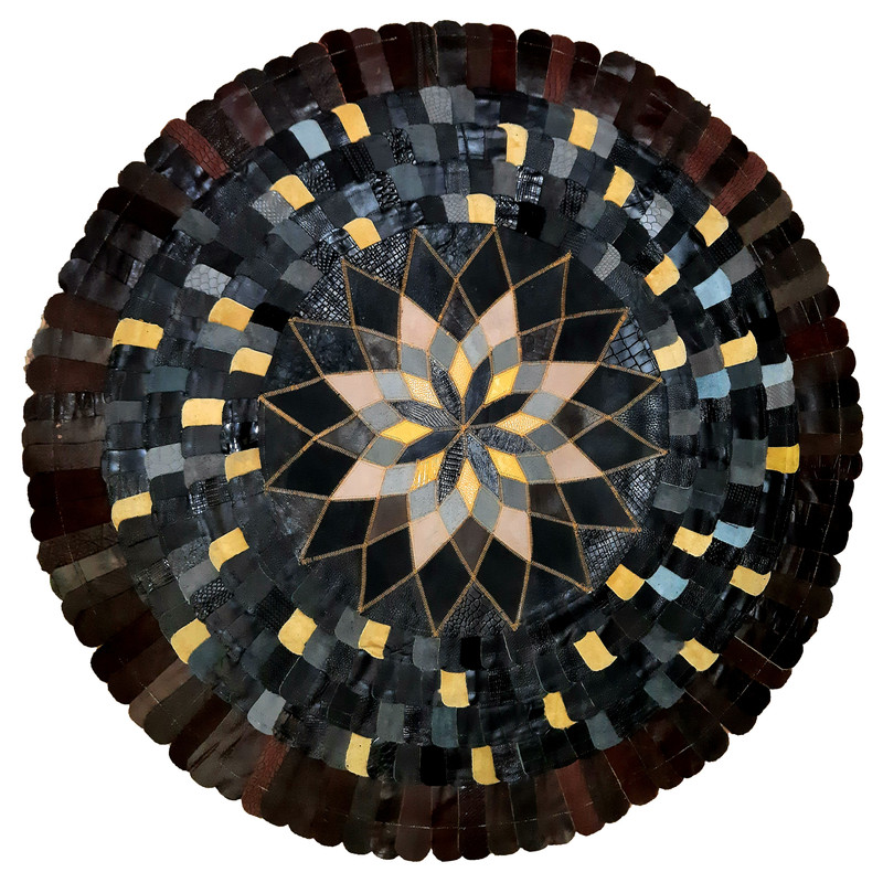 كلاژ فرش پوست و چرم كد 2018