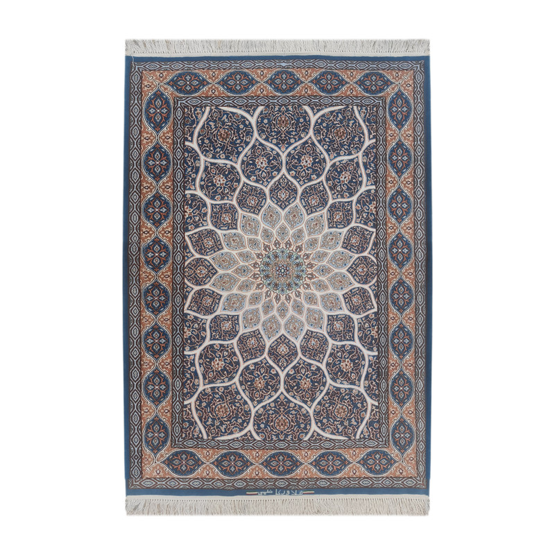 فرش دستبافت دو متری مدل اصفهان کاظمی کد 1318