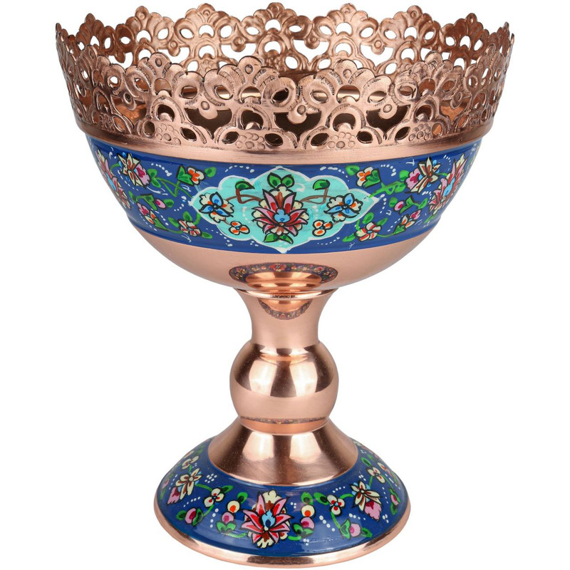 آجیل خوری مس و پرداز آرا هنر فاخر ایرانی مدل AMN