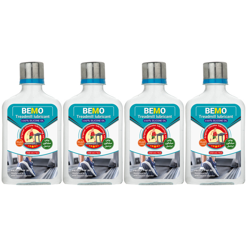 خرید و قیمت روغن تردمیل بمو مدل 1200 حجم 250 میلی لیتر بسته 4 عددی