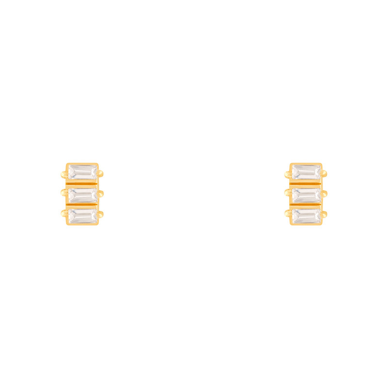 خرید و قیمت گوشواره طلا کم اجرت 18 عیار زنانه گلدم مدل WE481