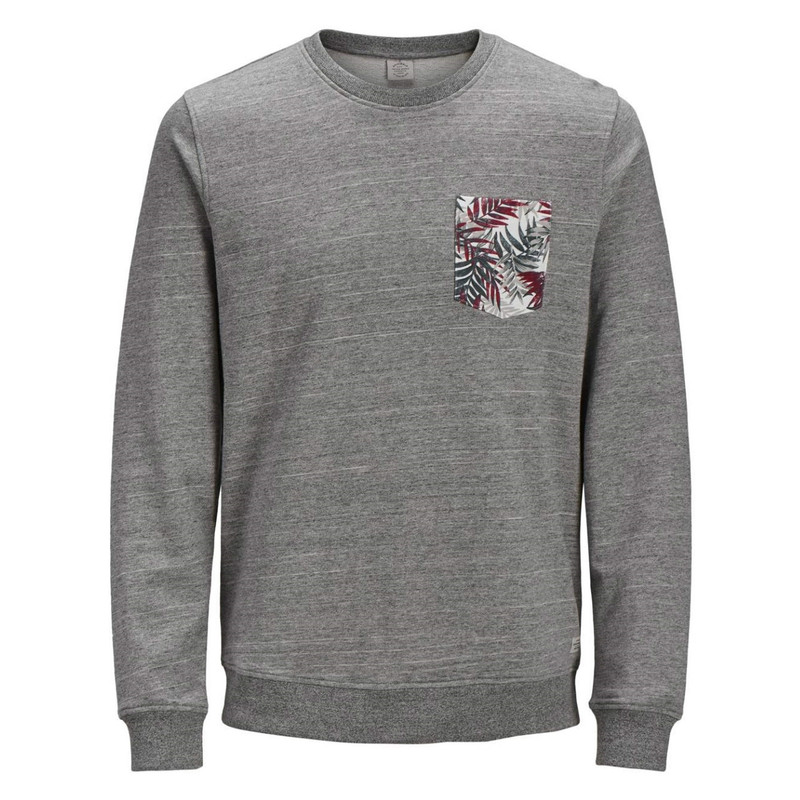 خرید و قیمت سویشرت نخی جلو بسته مردانه - جک اند جونز