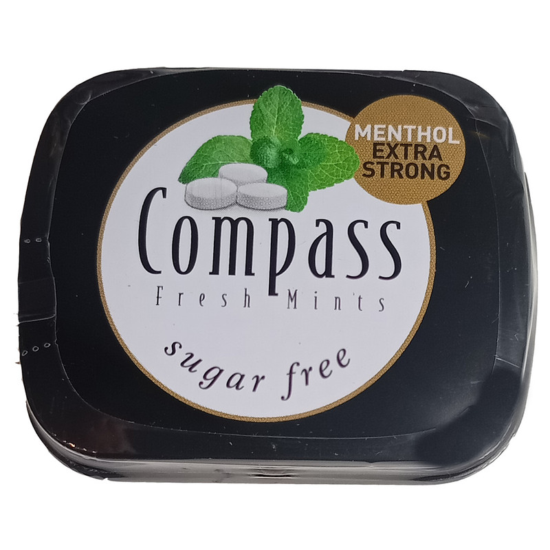 قرص خوشبو کننده دهان بدون شکر نعناع تند کامپس - 14 گرم بسته 50 عددی