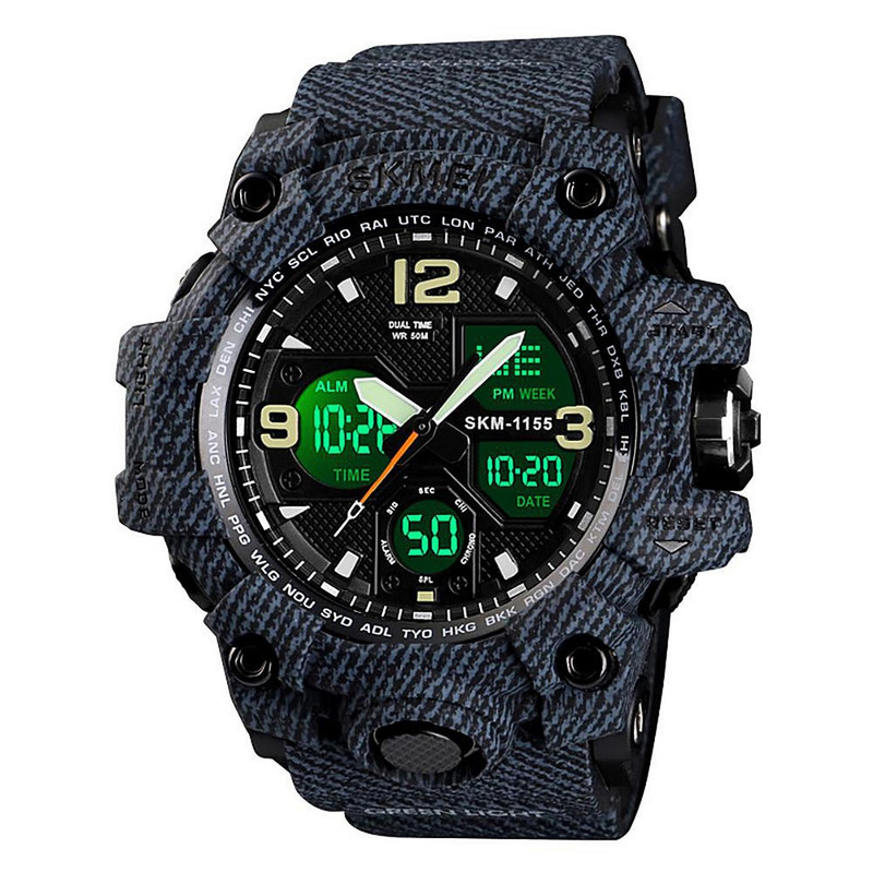 ساعت مچی عقربهای مردانه اسکمی مدل 1155BDBMBK