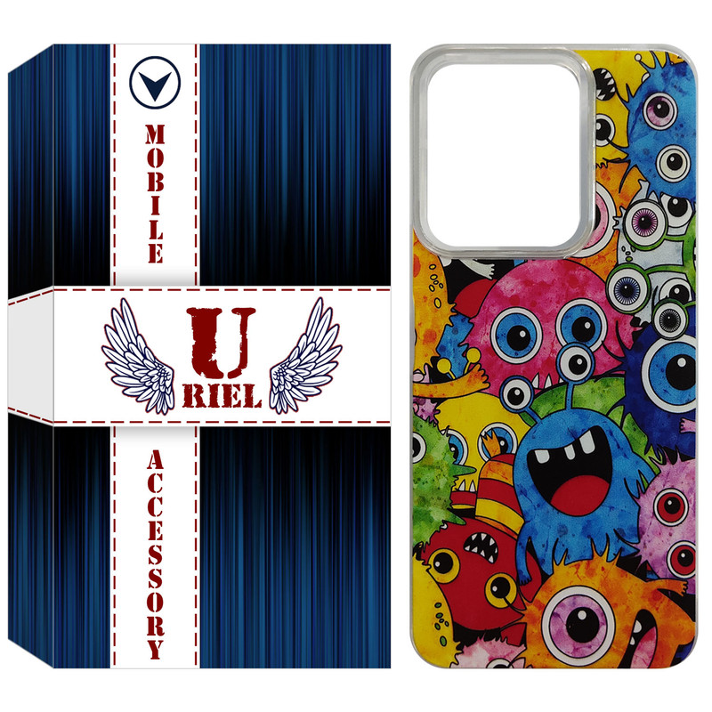 کاور یوریل مدل HLG طرح هیولا مناسب برای گوشی موبایل شیائومی Redmi 13C 4G / Poco C65