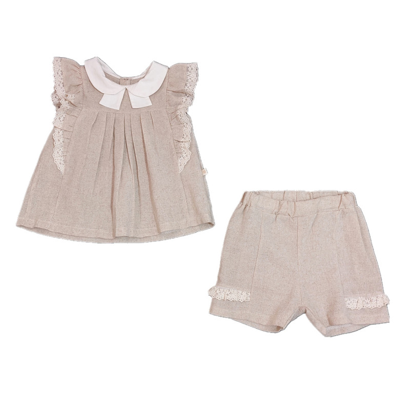 خرید و قیمت ست بلوز و شلوارک دخترانه مای میو کد 0922