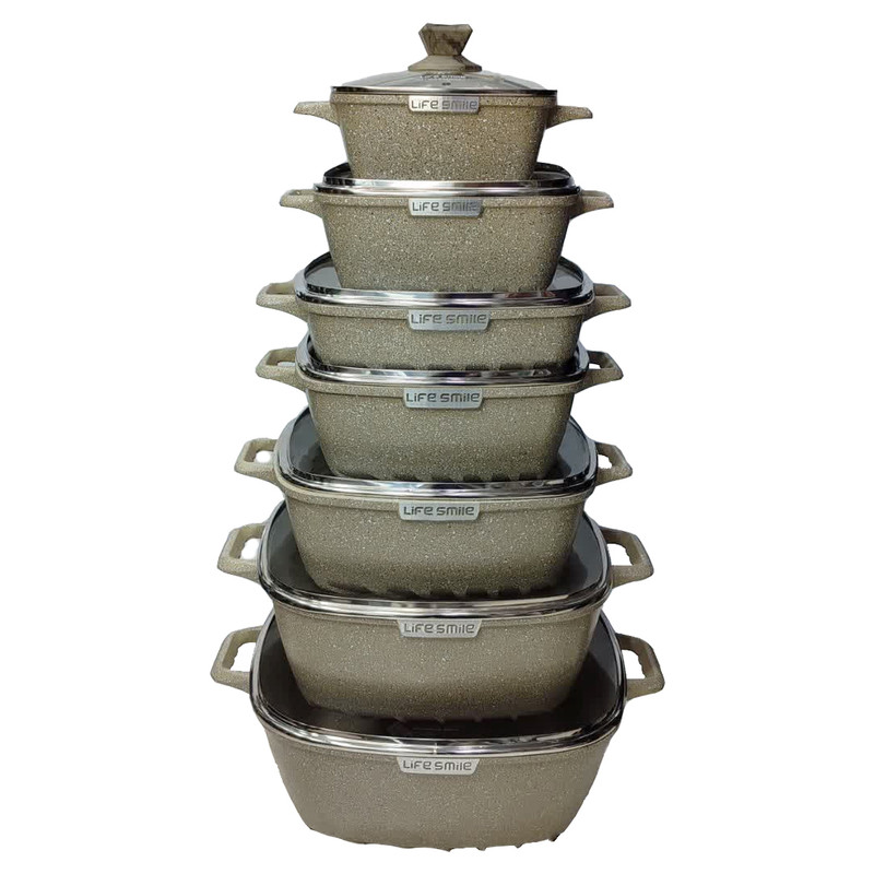 سرویس پخت و پز 14 پارچه لایف اسمایل مدل spf