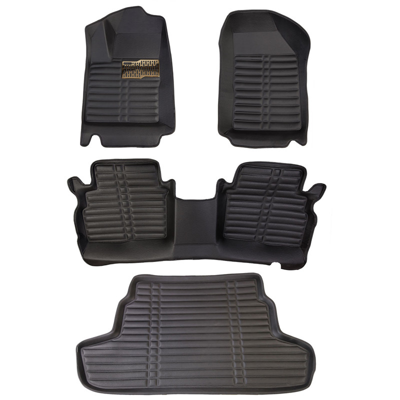 کفپوش پنج بعدی خودرو کد 02 مناسب برای آریزو 5 به همراه کفپوش صندوق