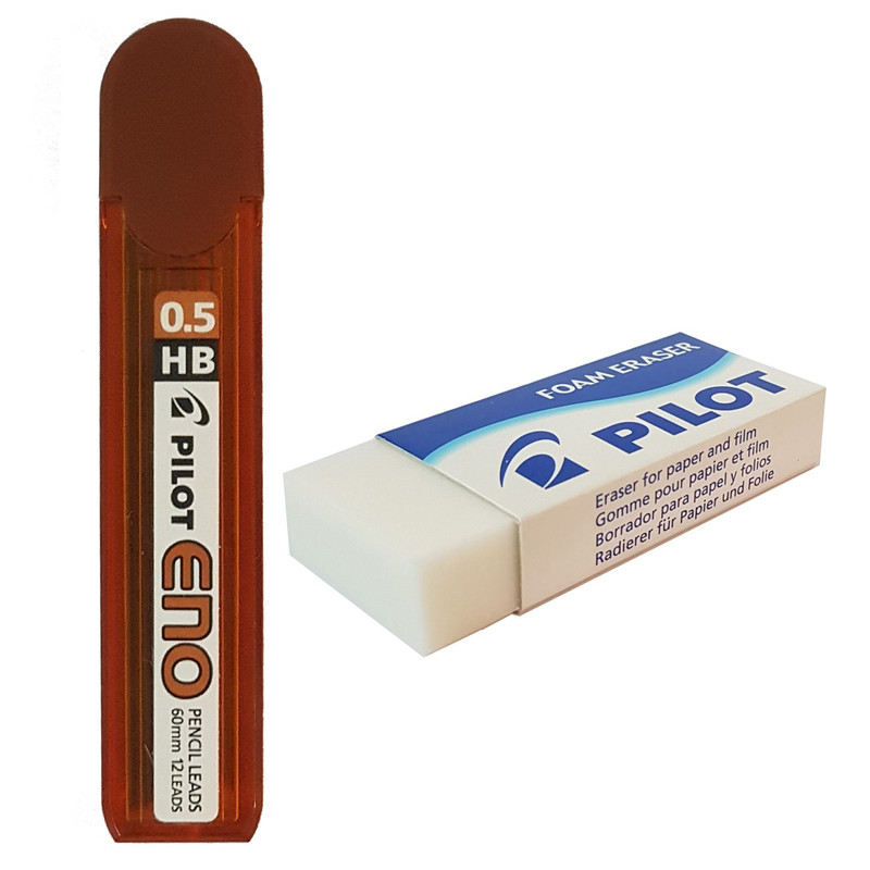 نوک مدادنوکی 0.5 میلی متری پایلوت به همراه پاک کن