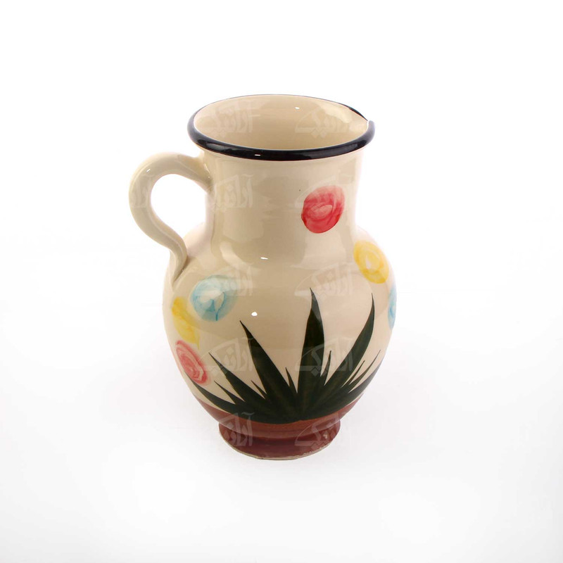 پارچ سفالی آرانیک مدل نقاشی زیرلعابی 1008100022