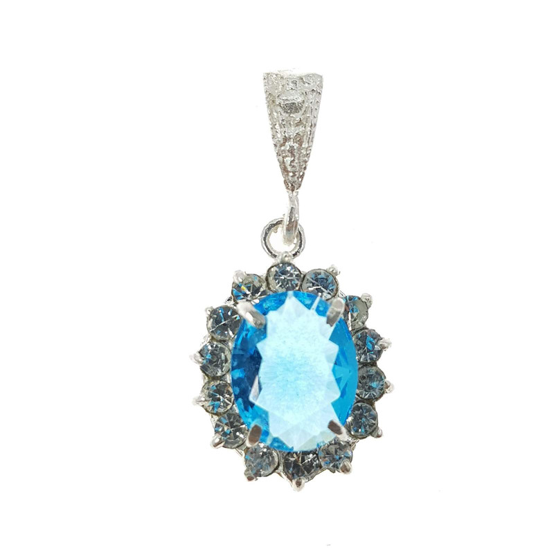 آویز گردنبند نقره زنانه سلین کالا مدل توپاز کد ce-p