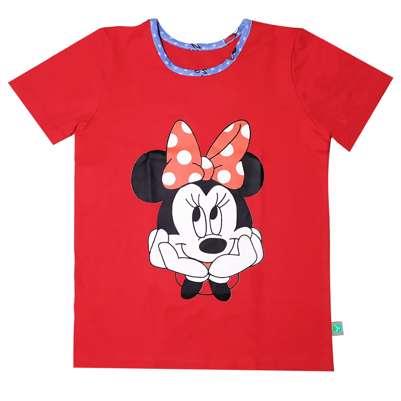 تی شرت آستین کوتاه دخترانه پیتایا مدل RB mic