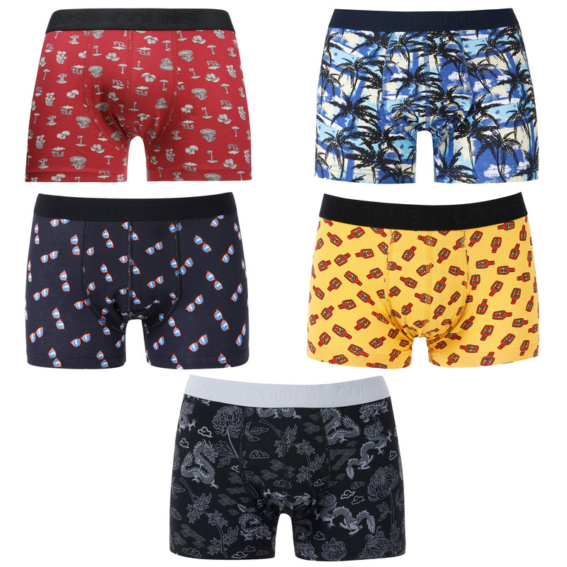 خرید و قیمت شورت پادار مردانه کالینز مدل CLP108KET مجموعه 5 عددی