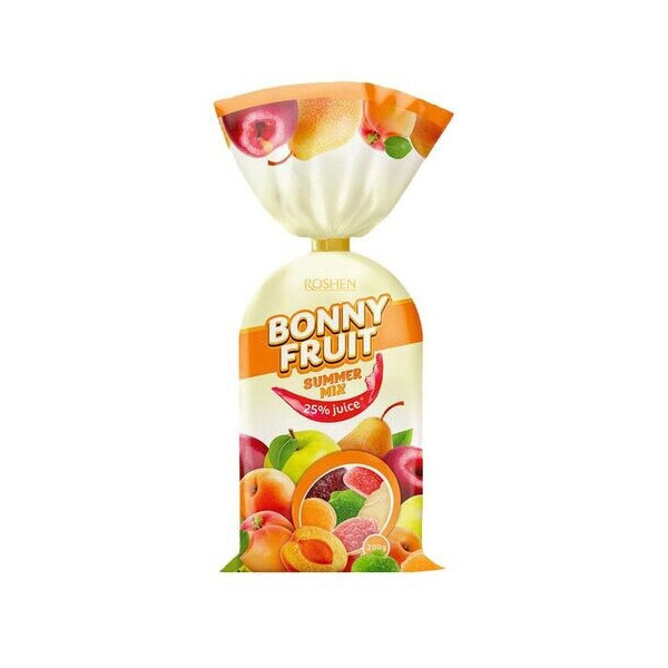 پاستیل میوه های تابستانی روشن - 200 گرم