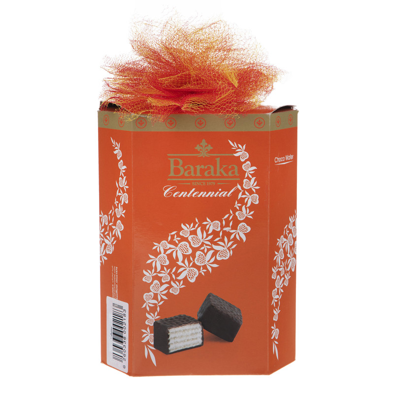 خرید و قیمت ویفر باراکا با روکش کاکائویی - 200 گرم