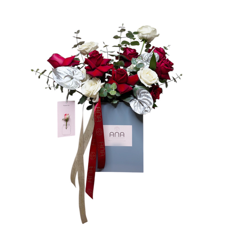 جعبه گل طبیعی کد 03