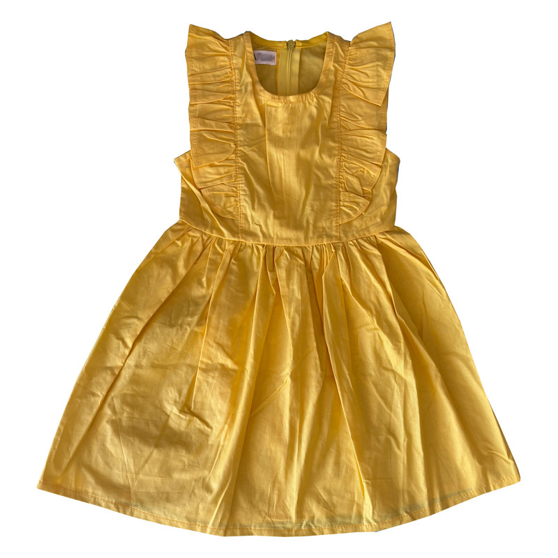 خرید و قیمت پیراهن دخترانه مدل کتان زربال