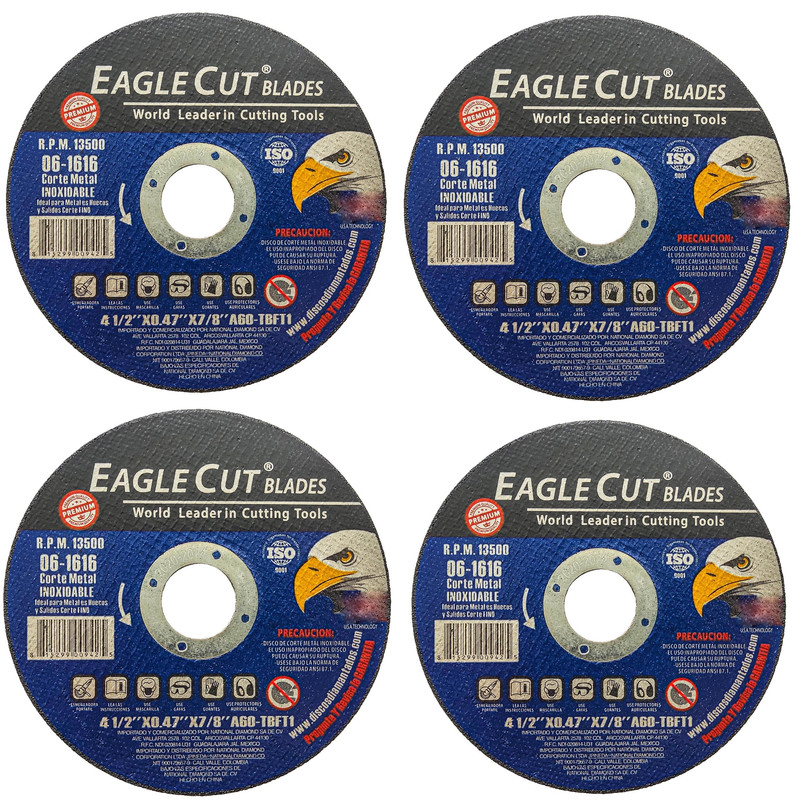 صفحه مینی برش استیل مدل عقاب کد TBFT1-4 بسته 4 عددی