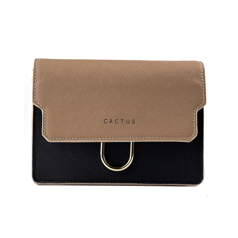 کیف دوشی زنانه چرم کاکتوس مدل چرم طبیعی Wb2015