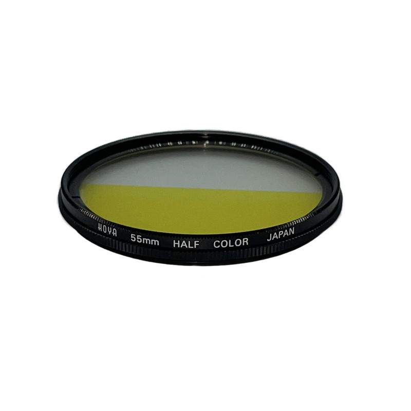 فیلتر لنز هویا مدل 55MM-زرد-HALF COLOR