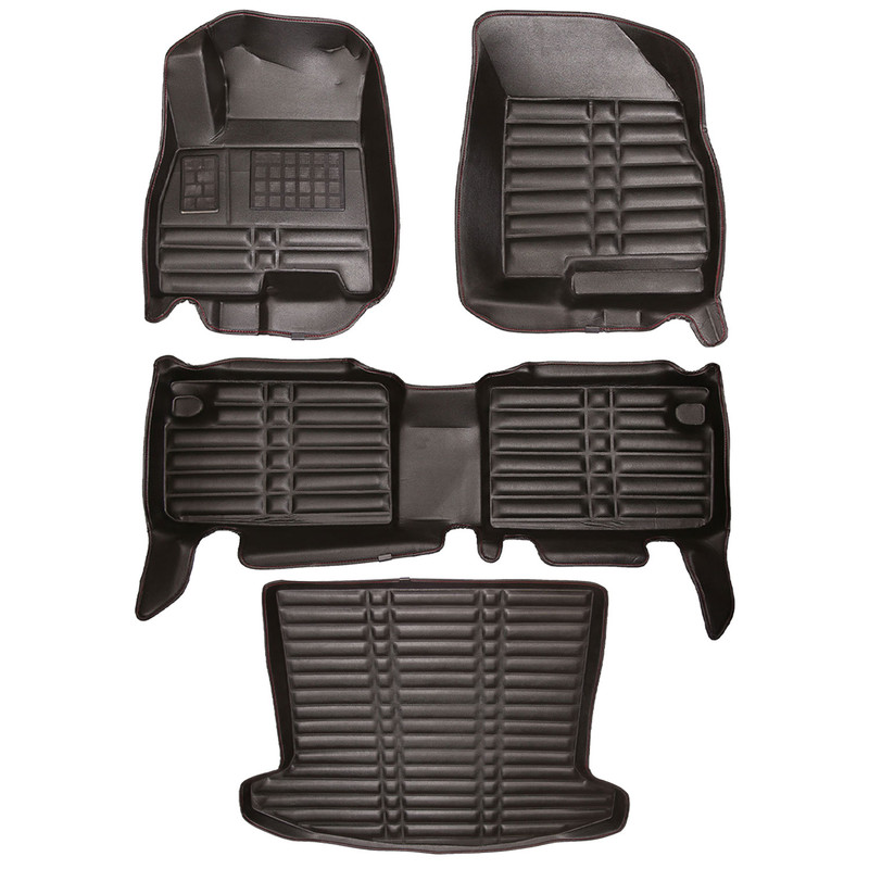 کفپوش پنج بعدی خودرو مدل 08 مناسب برای تیگو 8 به همراه کفپوش صندوق