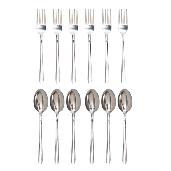 ست قاشق چنگال 12 پارچه کد EDL