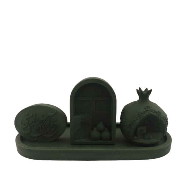 ست 4 تکه دکوری بتنی مدل شب یلدا