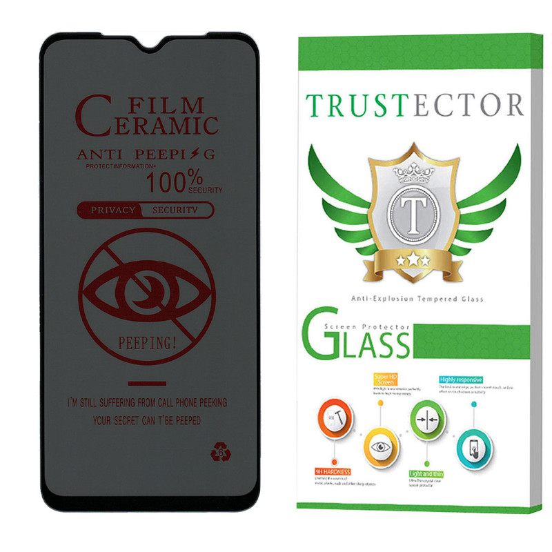 محافظ صفحه نمایش سرامیکی حریم شخصی تراستکتور مدل PRCTA مناسب برای گوشی موبایل سامسونگ Galaxy A12 Nacho